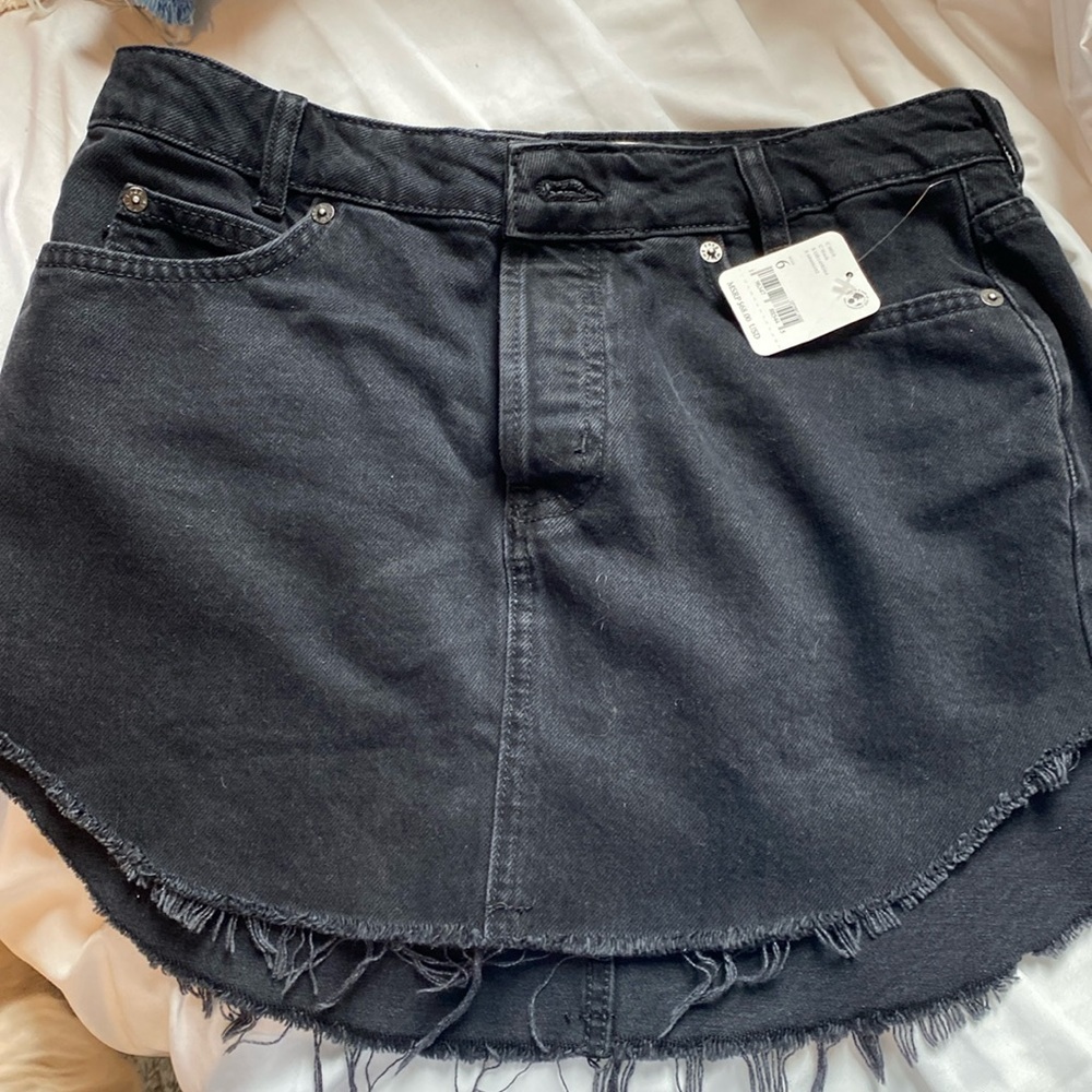 NWT Free people denim skirt